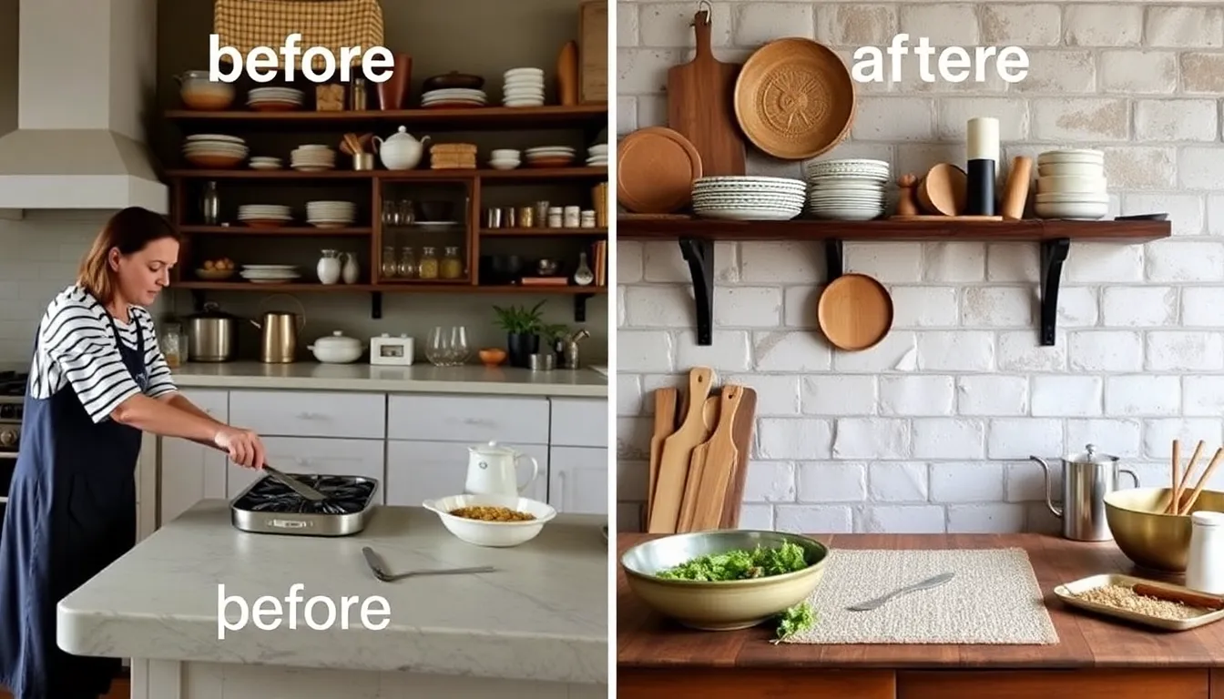 Transformación de cocina clásica: antes y después