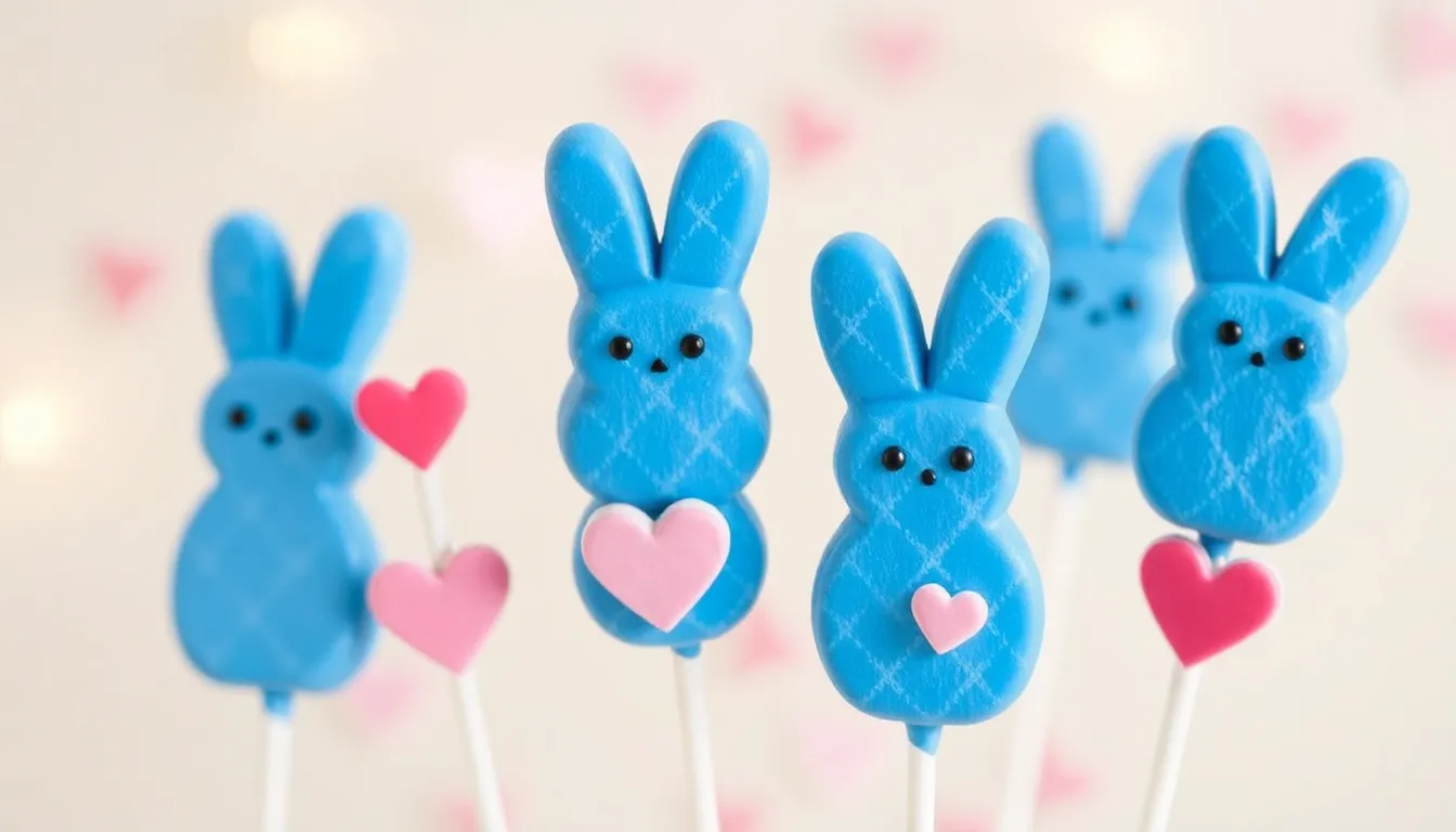 Peep Pops para San Valentín