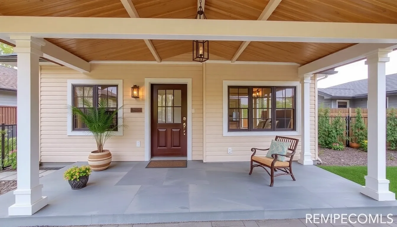 Transforma el exterior de tu casa añadiendo un porche